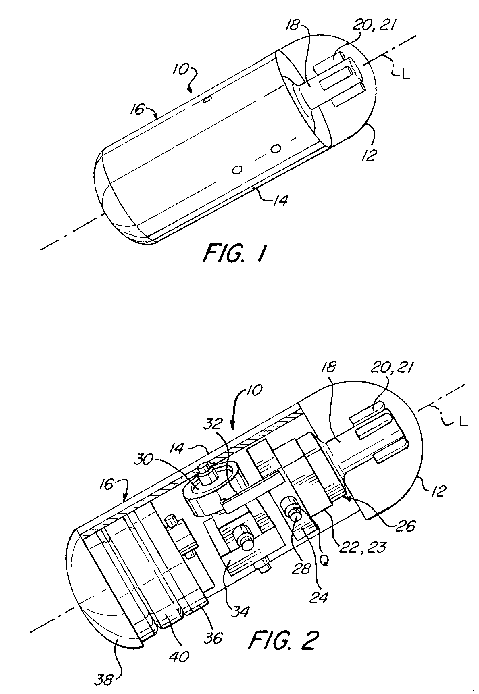 Intracorporeal Videocapsule With Swiveling Image Pickup