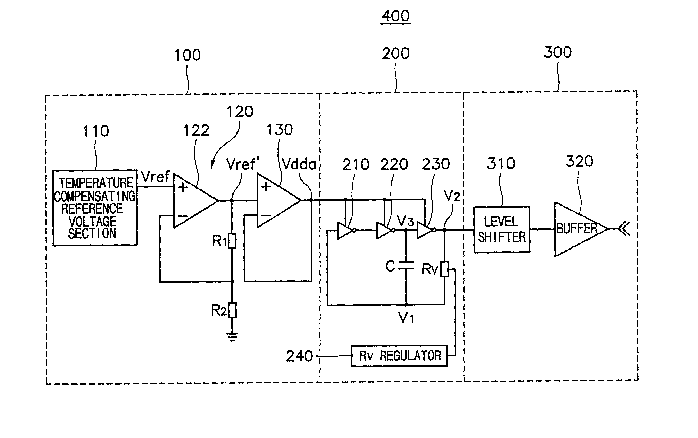 Micropower RC oscillator