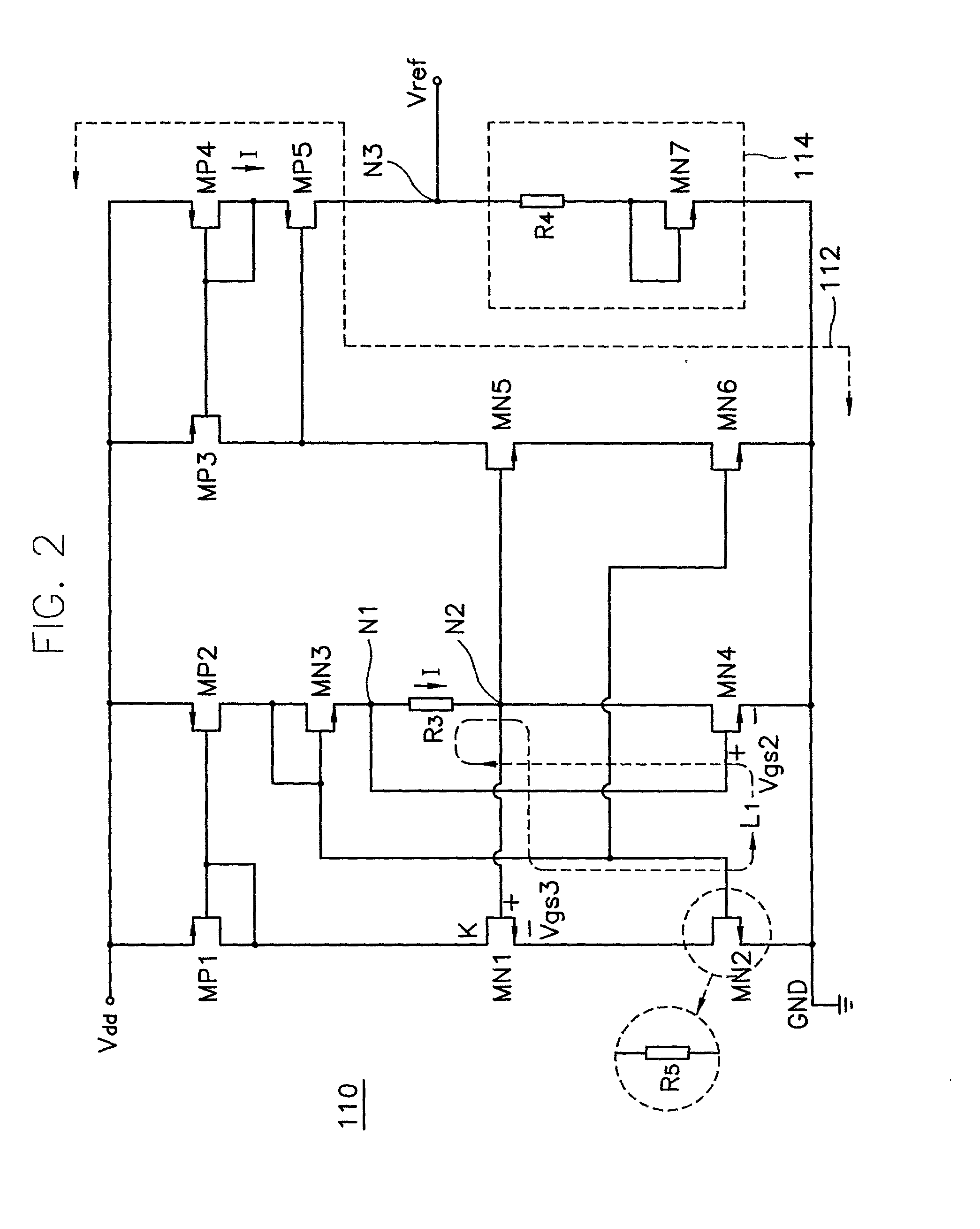 Micropower RC oscillator