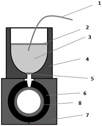 A kind of repairing agent for electric shock pit of aluminum suction pipe and repairing method thereof