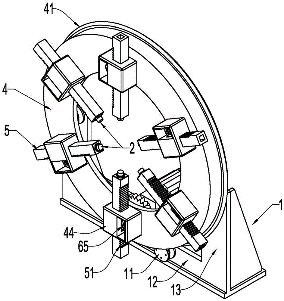 Steel pipe roundness measuring instrument