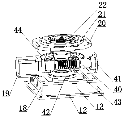 Cooling roller rotary adjustment positioning device for gilding press