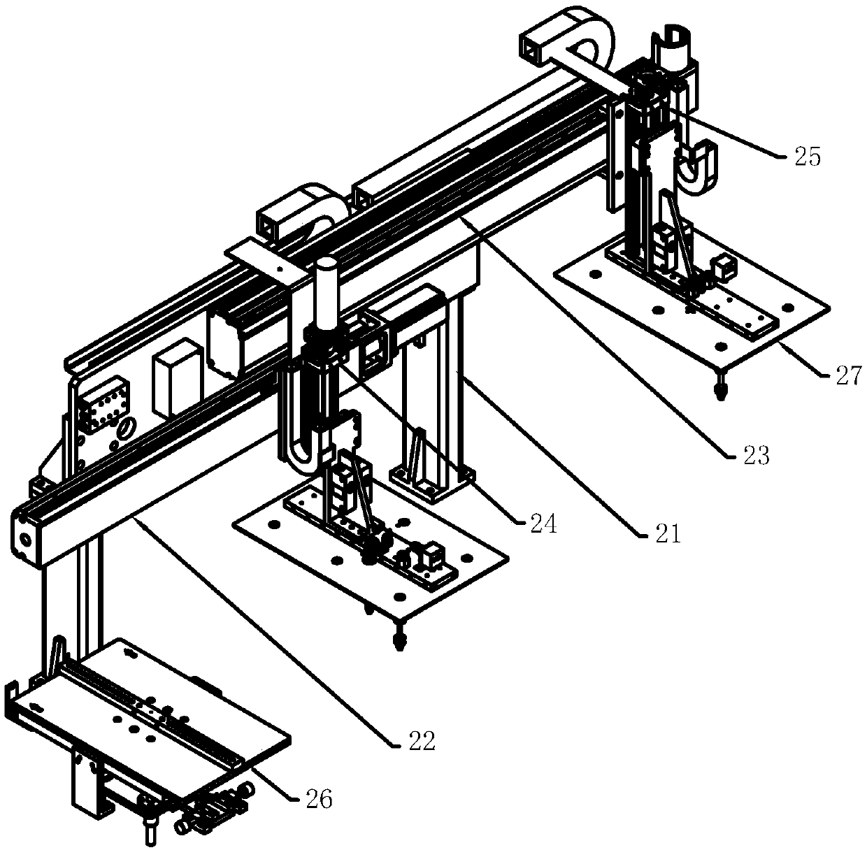 Automatic electric detecting machine