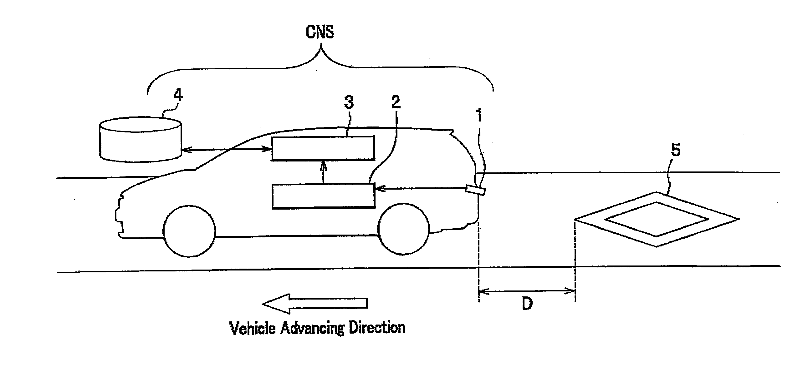 Calibration Apparatus of On-Vehicle Camera, Program, and Car Navigation System