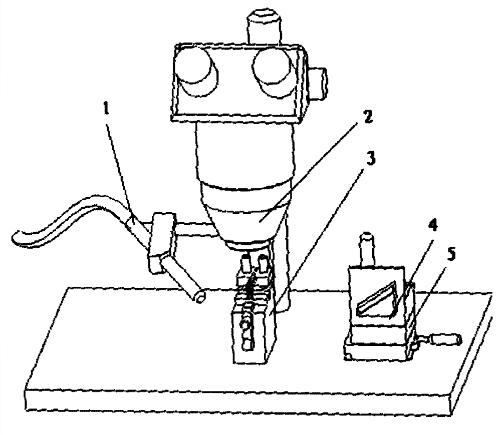 Fiber array board assembly device and fiber array board assembly platform using same