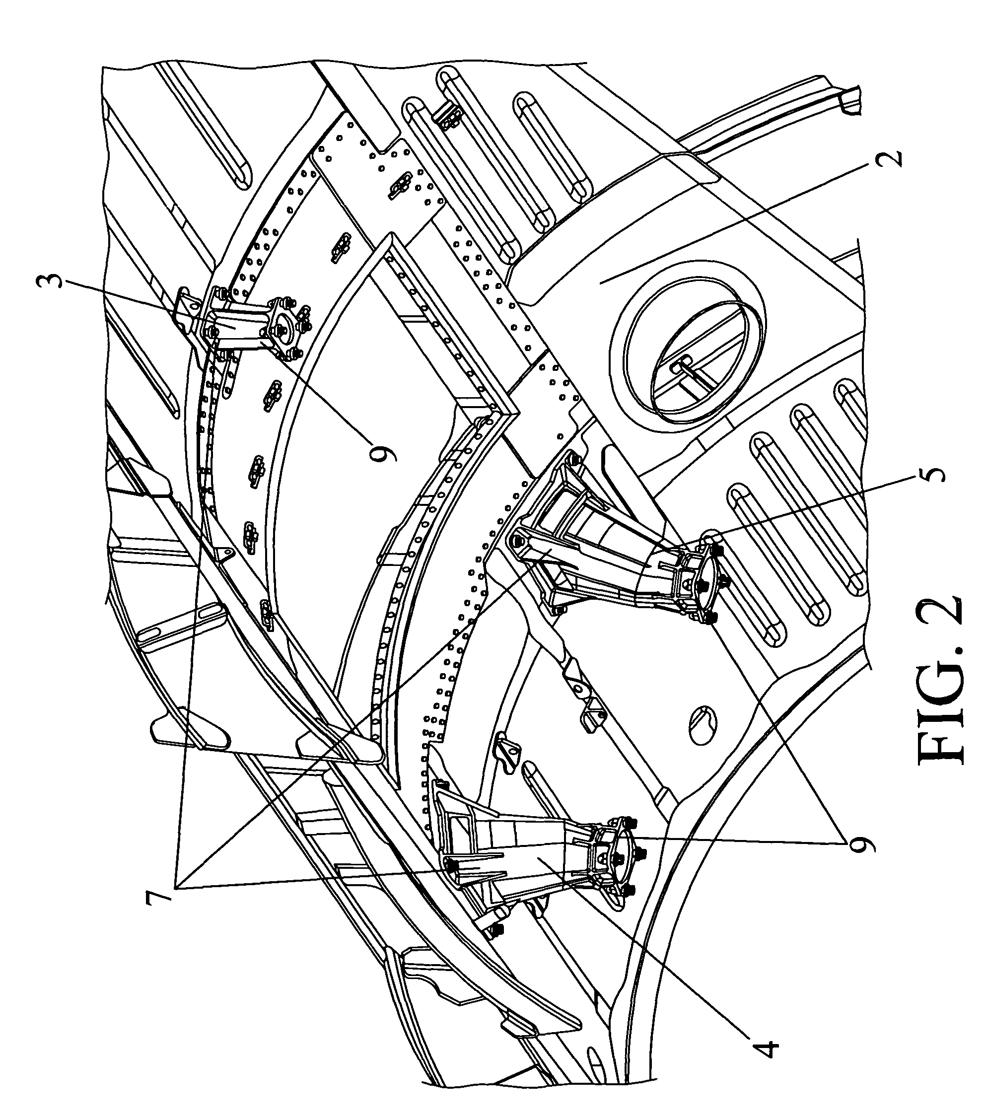 Support system for auxiliary power unit