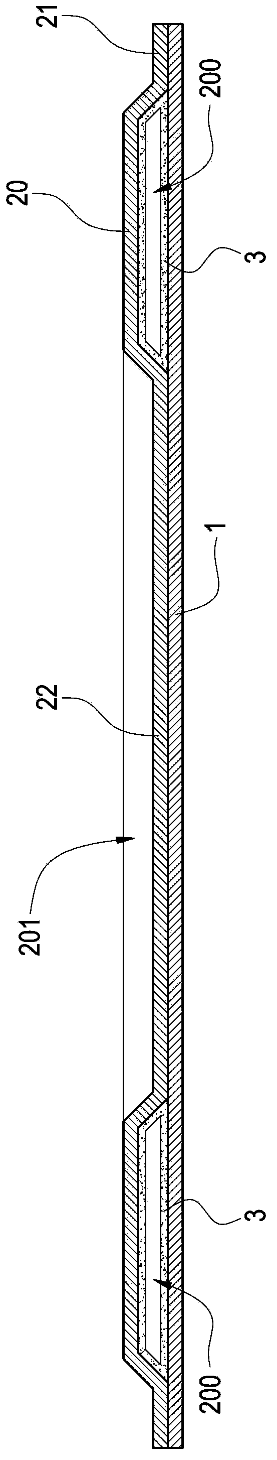 Annular uniform temperature plate structure and manufacturing method thereof