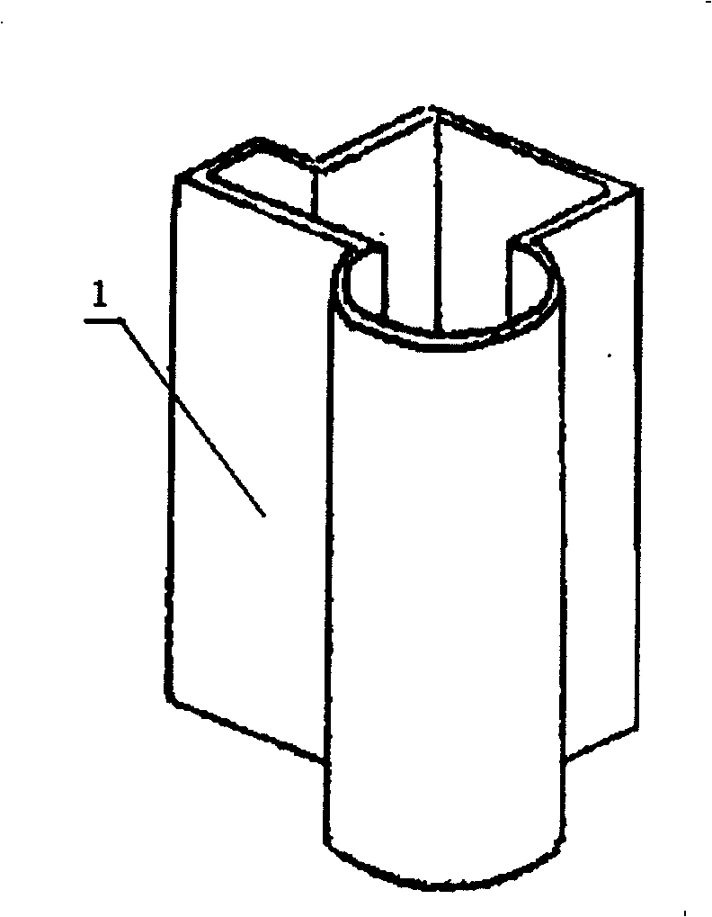 Multifunctional sections and door and window made of the  sections