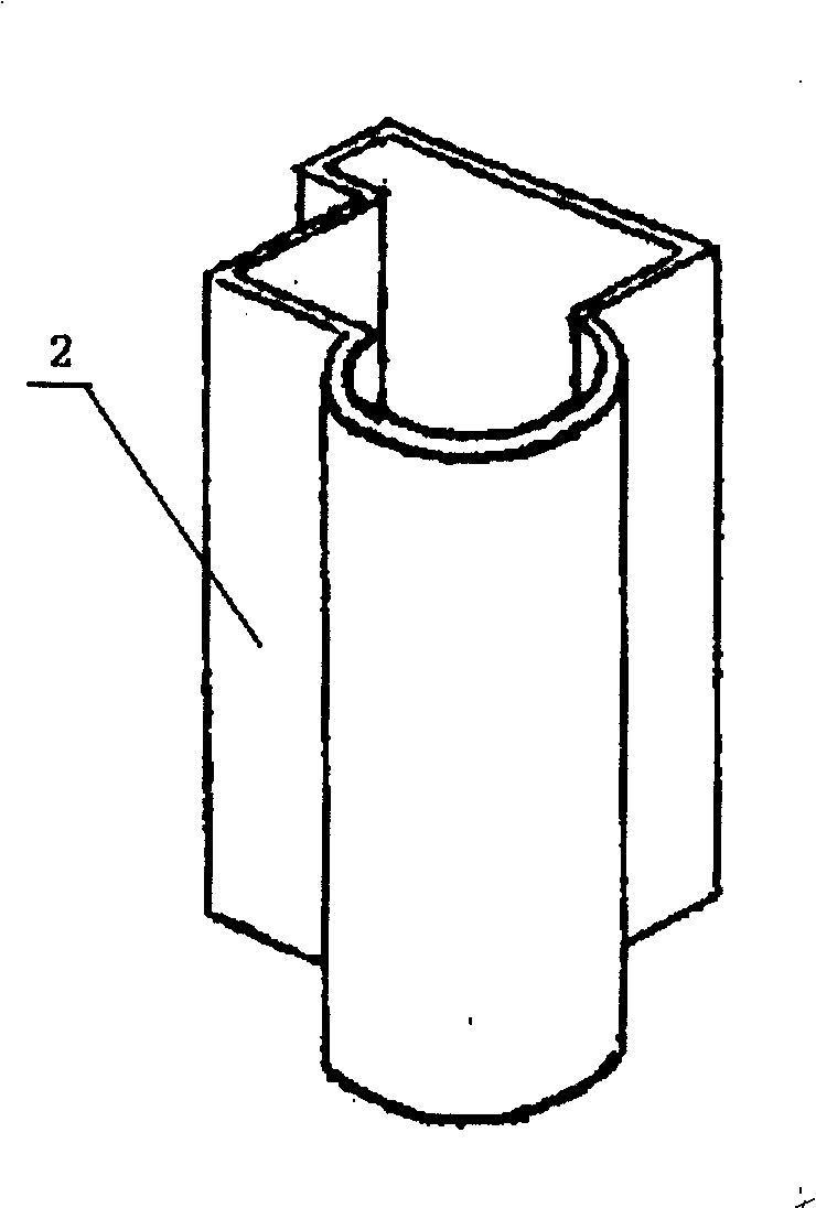 Multifunctional sections and door and window made of the  sections