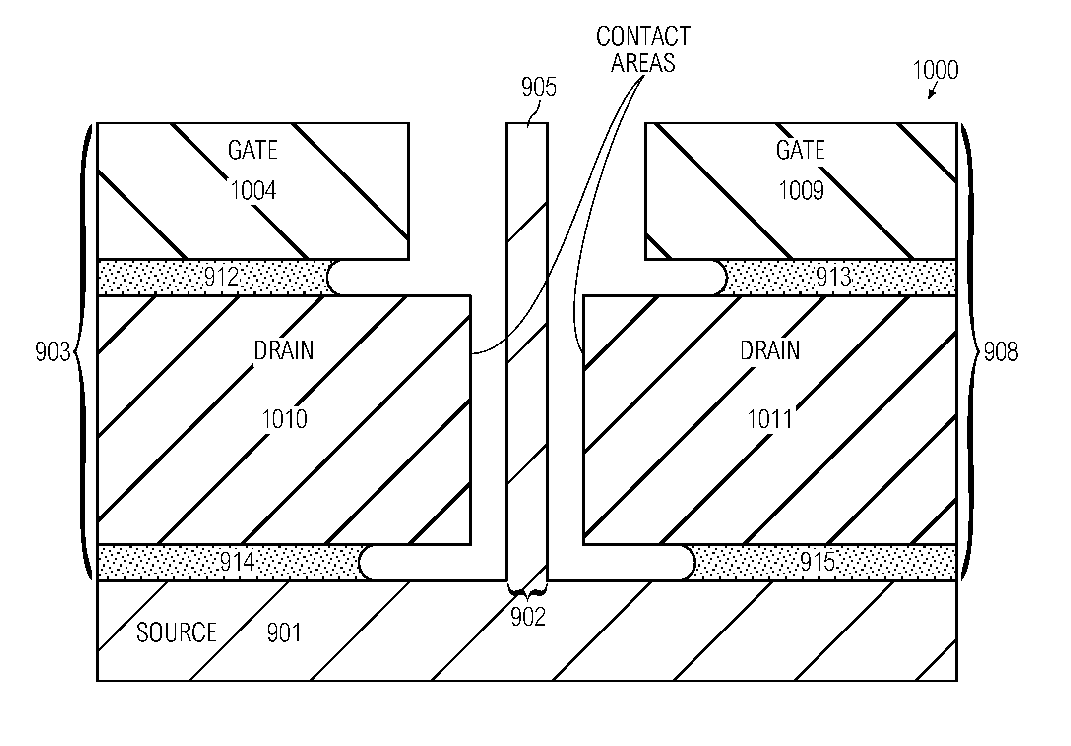 Switching device and a method for forming a switching device