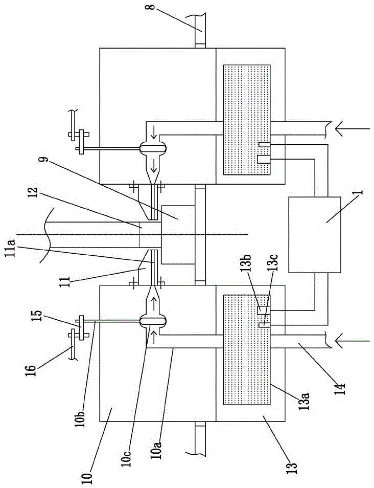 Automatic device for smearing with butyl rubber