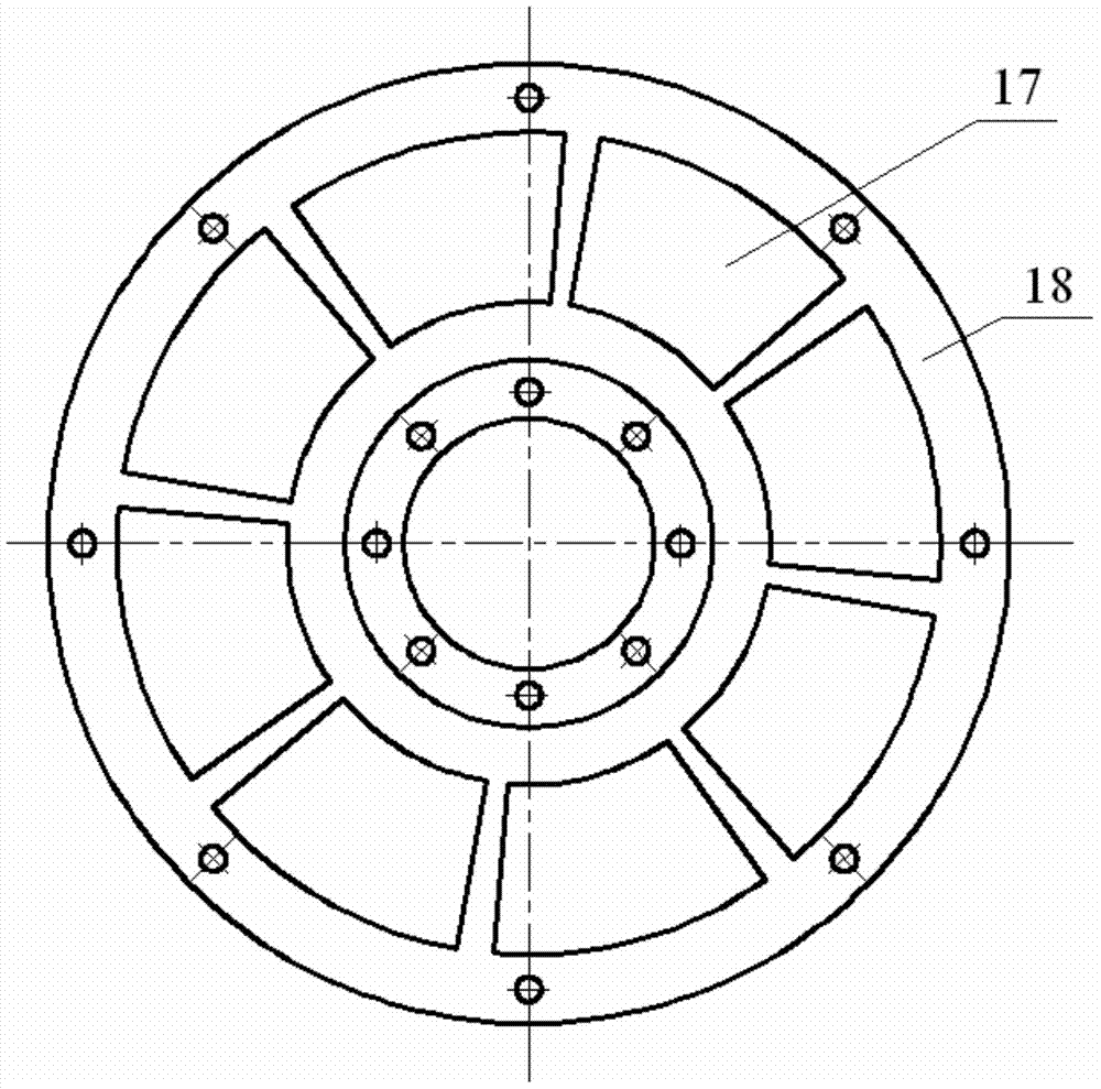 Double disc type permanent magnet retarder for vehicle