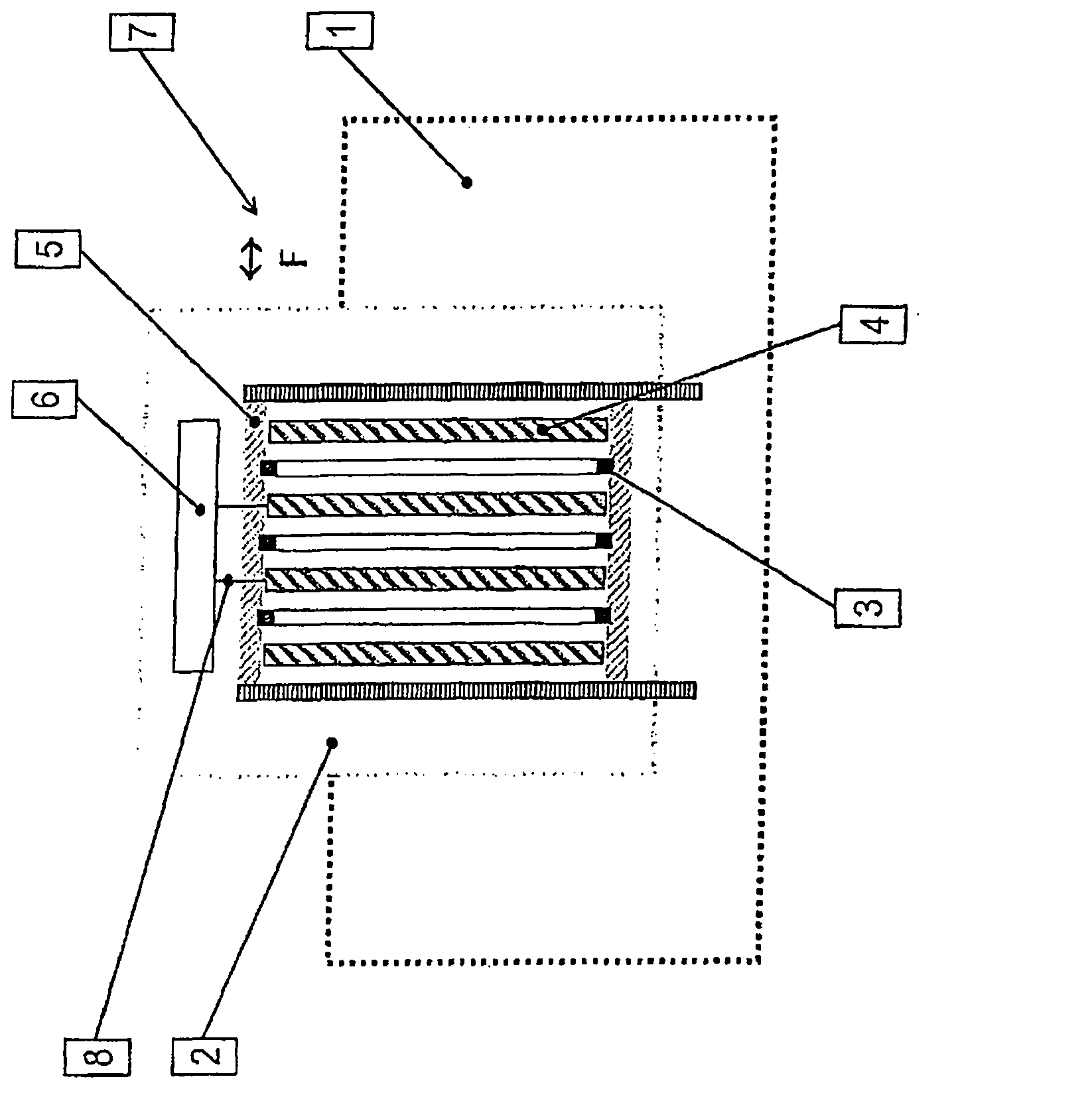 Spark gap having a plurality of series-connected individual spark gaps, which are located in a stack arrangement