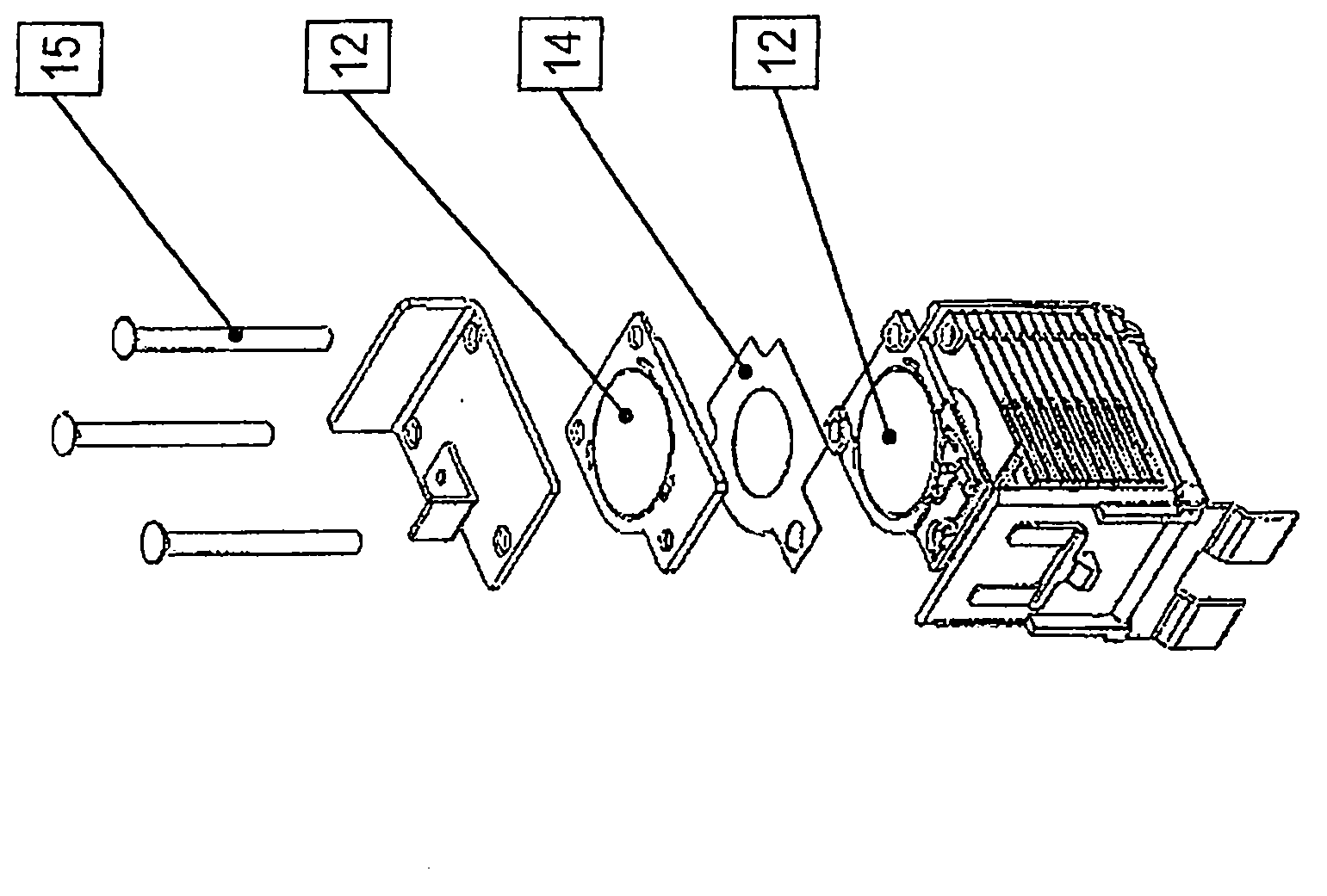 Spark gap having a plurality of series-connected individual spark gaps, which are located in a stack arrangement