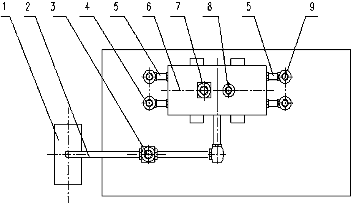 Calibration device for detecting vacuum gauges with relative errors of indicating values no less than 30%