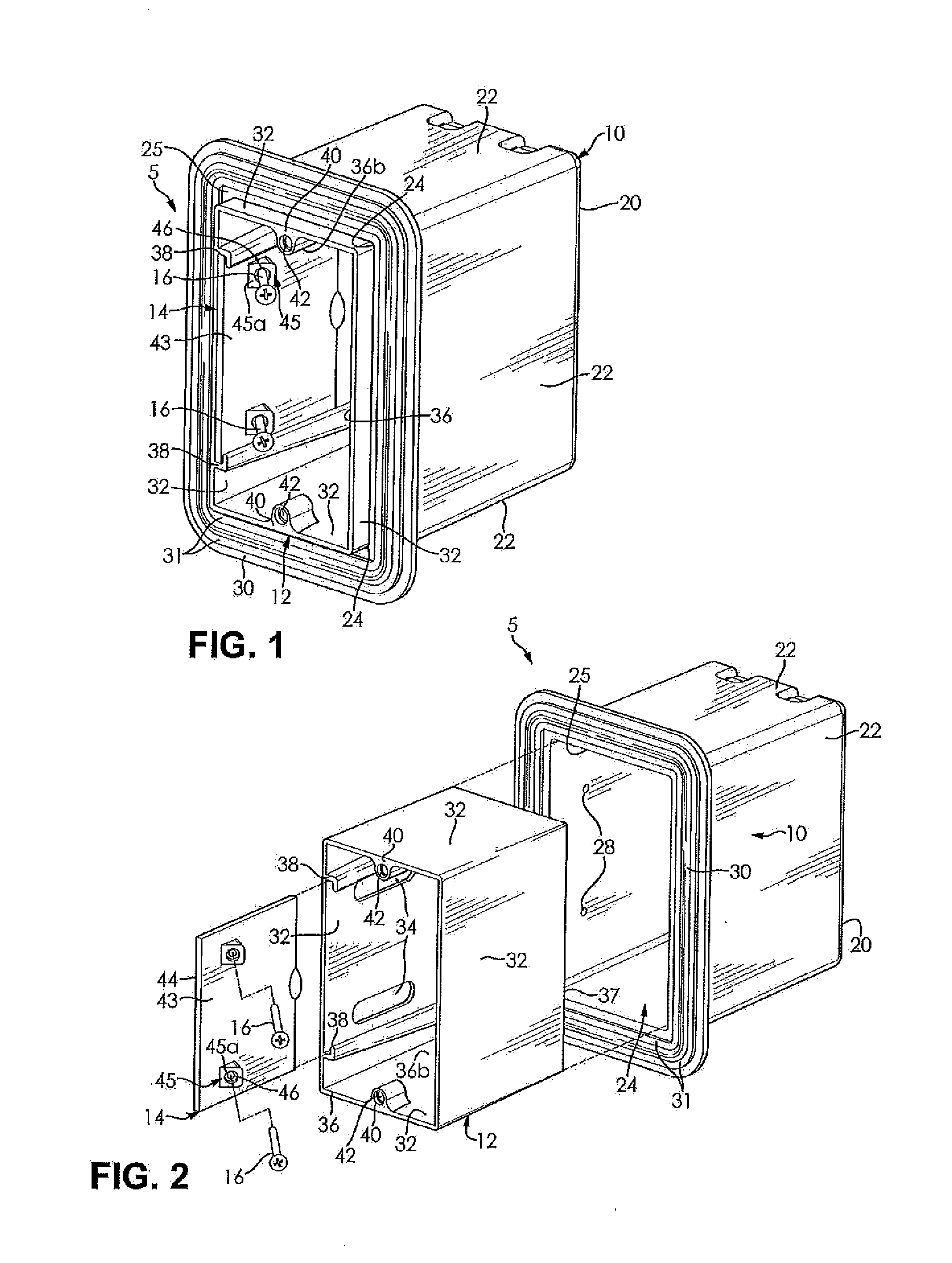 Electrical box with adjustable sleeve