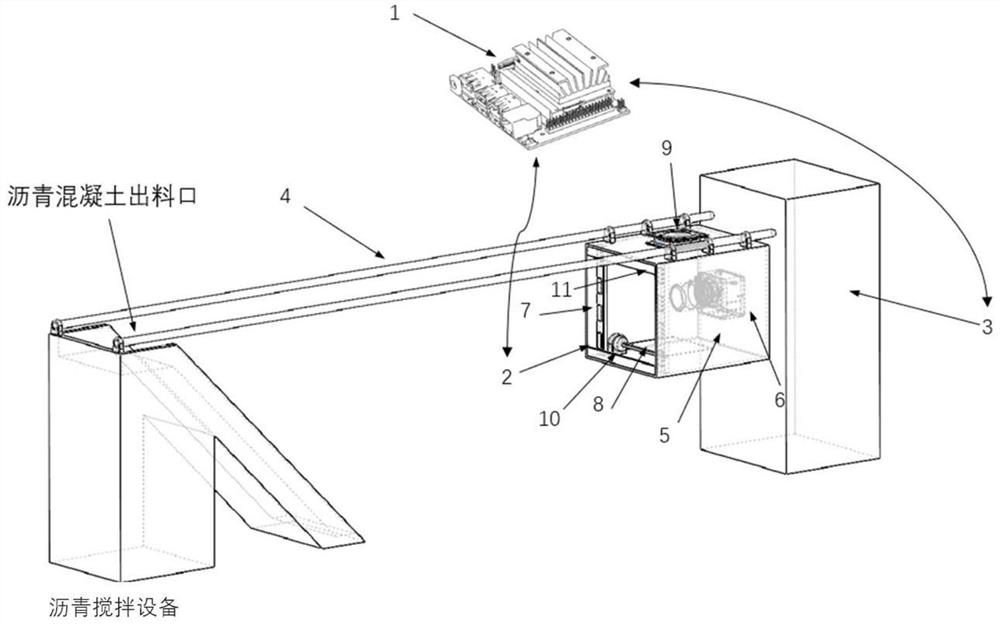 Asphalt concrete detection system and method based on fog generative adversarial neural network