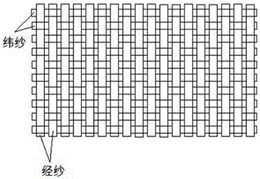 Pure-cotton trademark tape and manufacturing method thereof