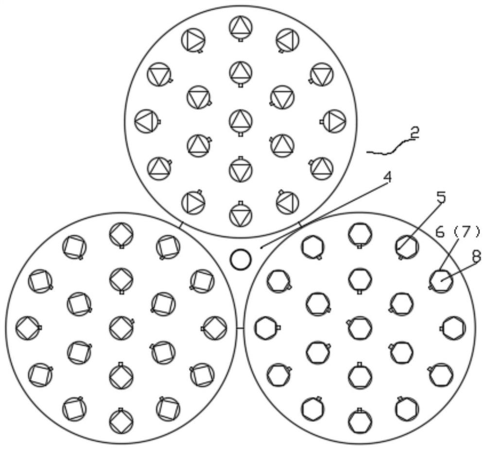 Texture baffle capable of reducing semiconductor coating stress residue