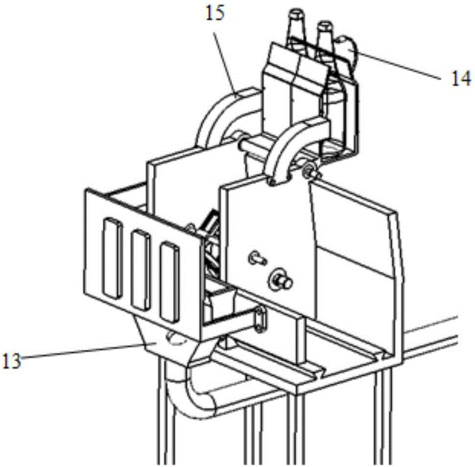 Unqualified bottled beer recovery treatment device