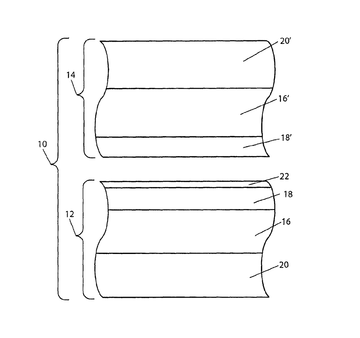 Metallized multi-layer structure film for in-mold labels, printed in-mold labels formed from such film and methods of applying the printed labels to an article during the molding of the article