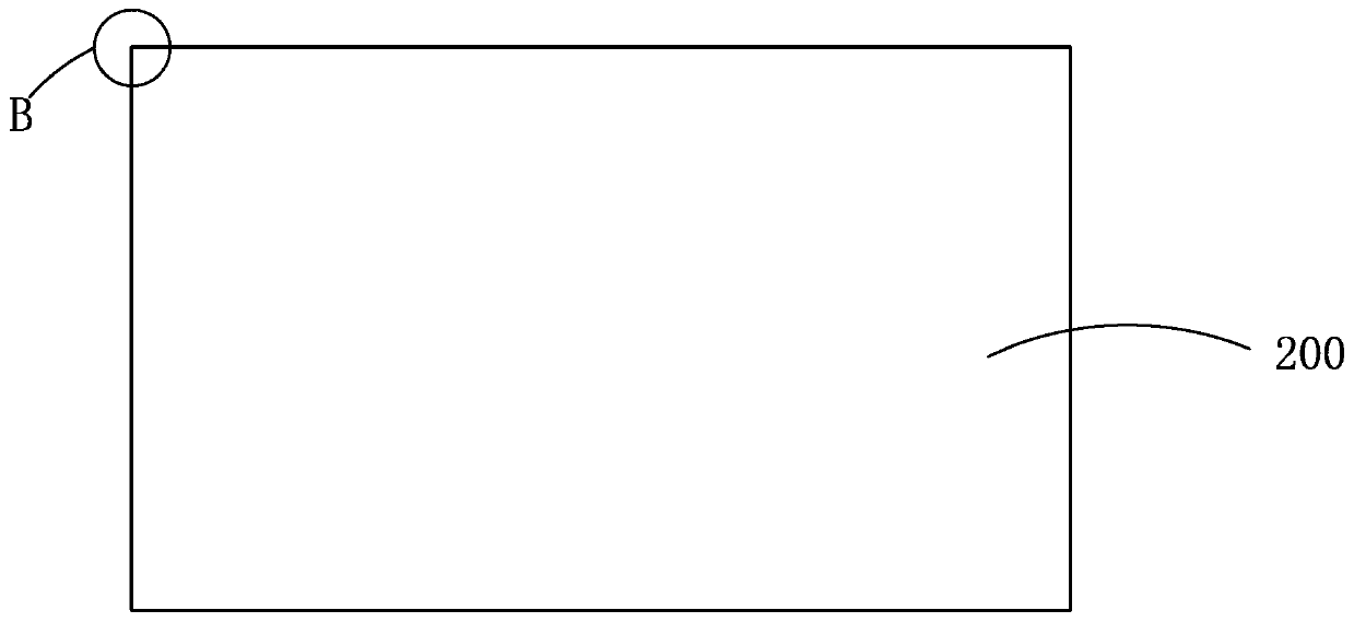 Glass position identification device of glass edging machine and glass position identification method thereof