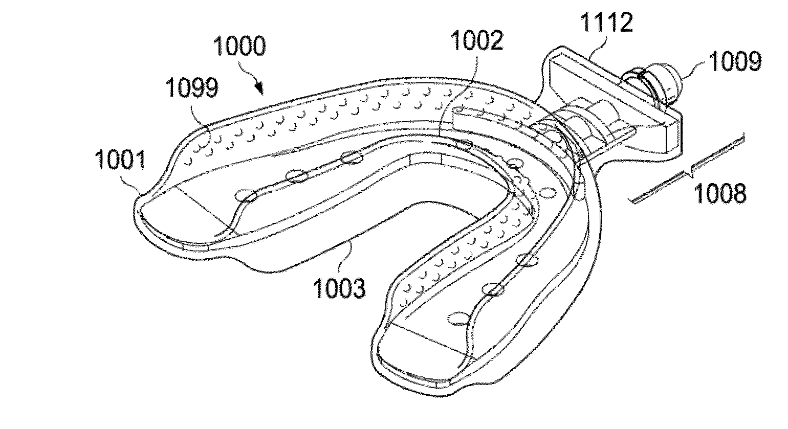 Massaging or brushing bite plates