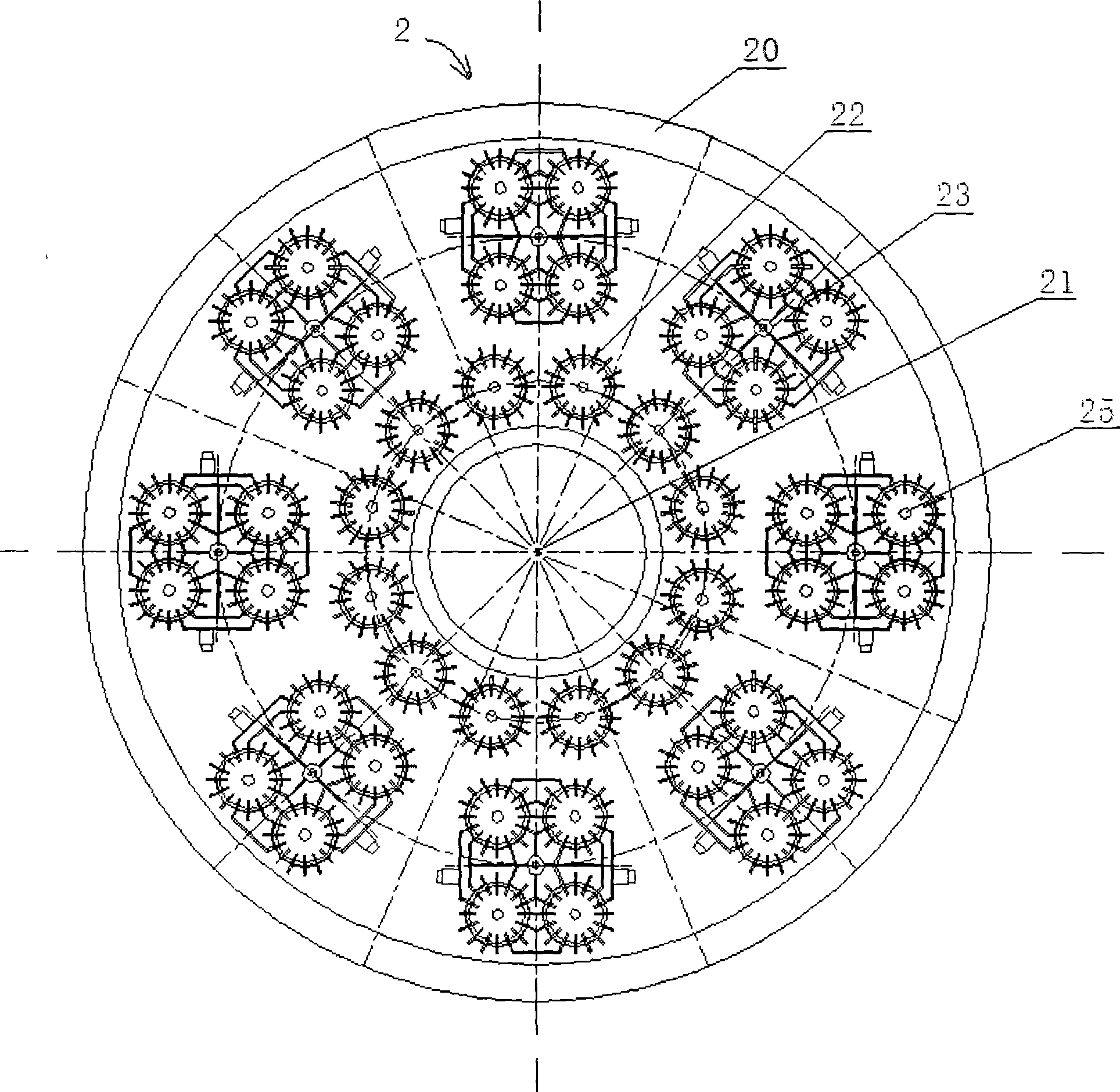 Light path structure for operating astral lamp