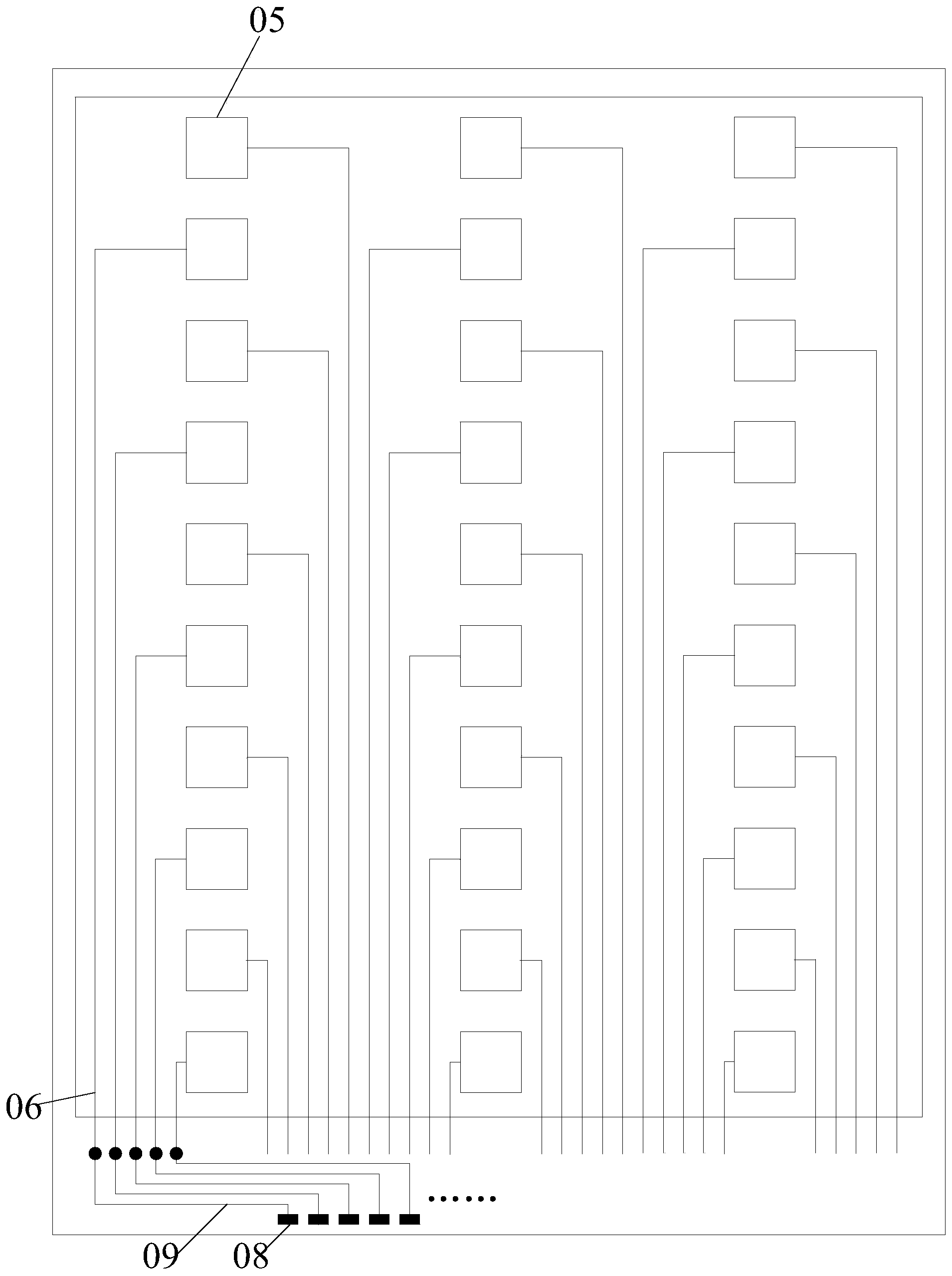 In cell touch panel and display device