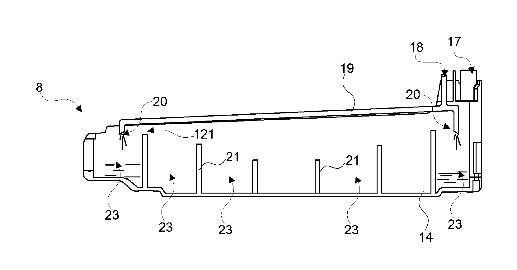 A washing machine wherein the unbalanced load is balanced