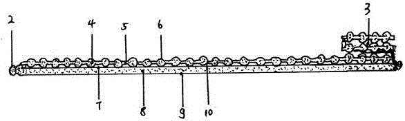 Portable sleeping mat and production method thereof