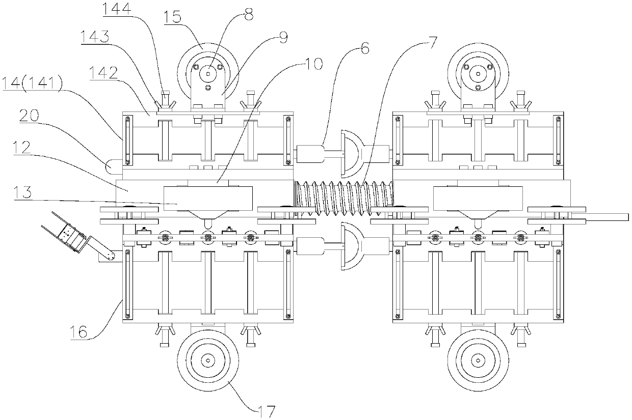 Pipeline robot for wire feeding