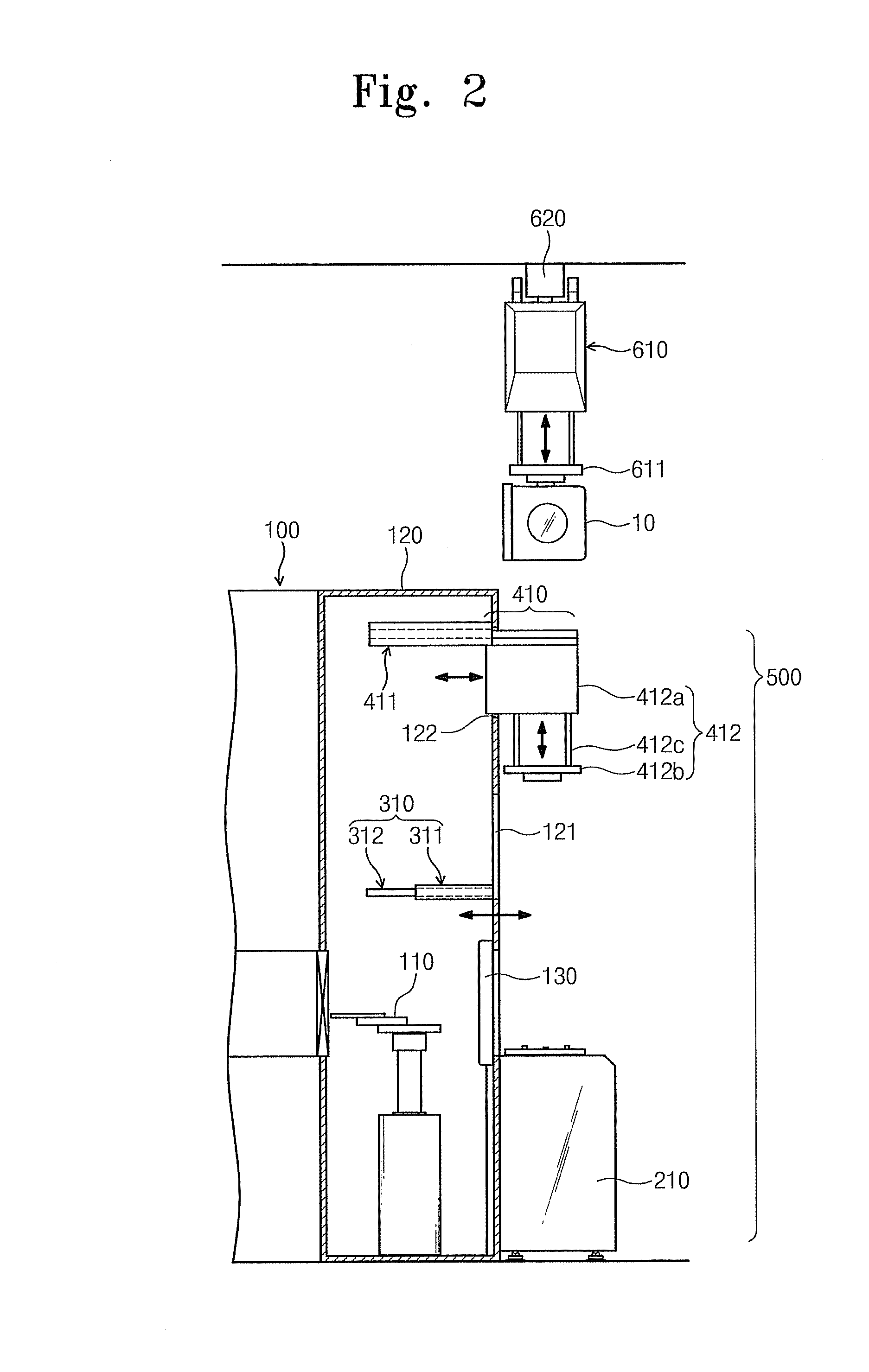 Substrate processing apparatus and method for transferring substrate for the apparatus