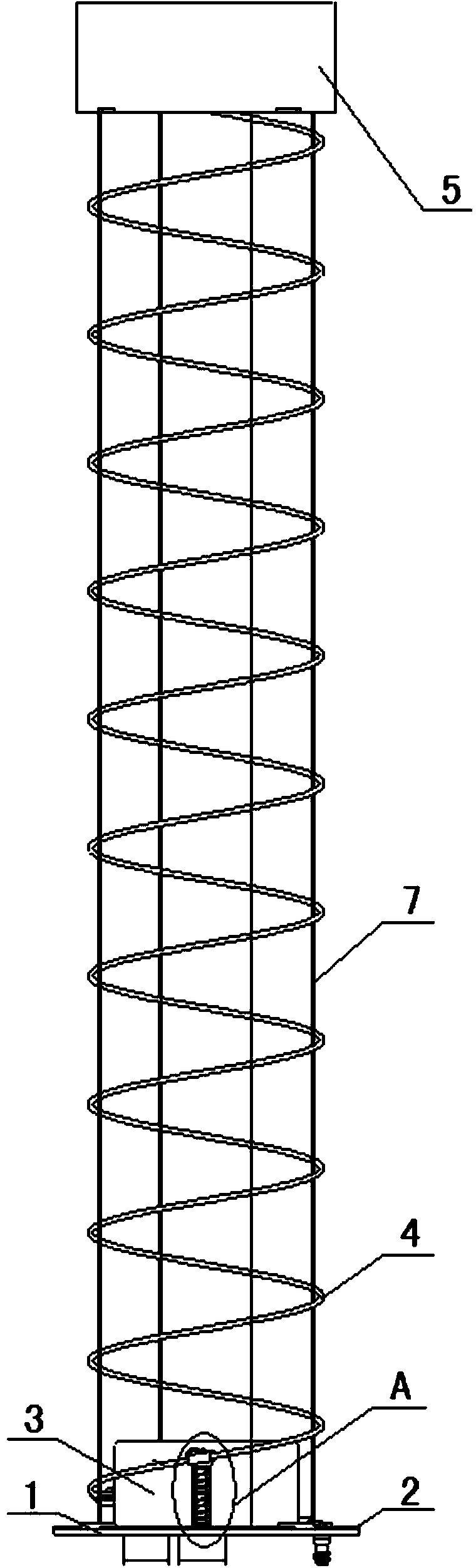 Satellite-based helical antenna