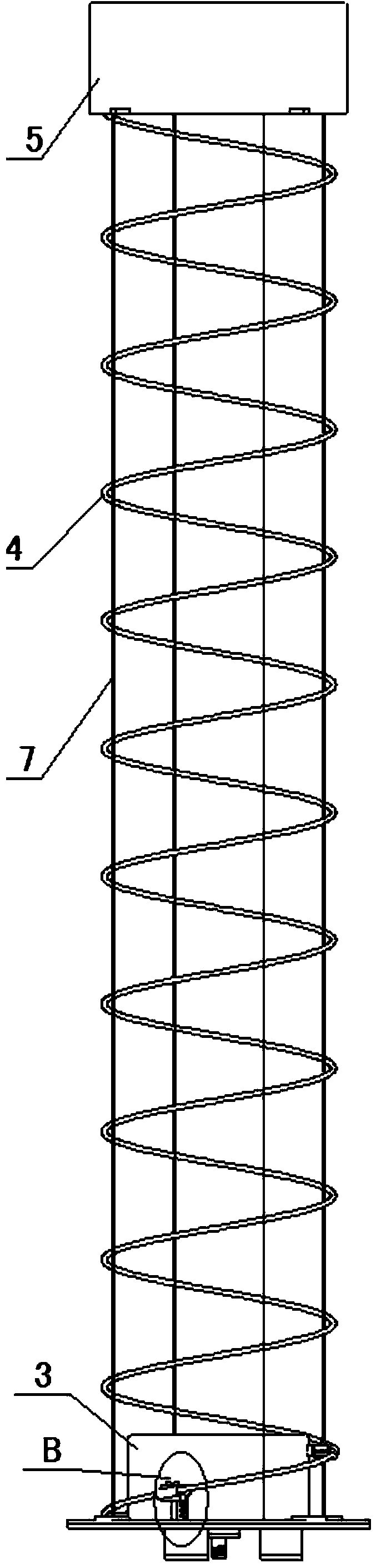 Satellite-based helical antenna