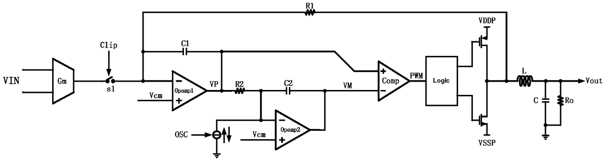 A fully differential Class D clamp recovery circuit