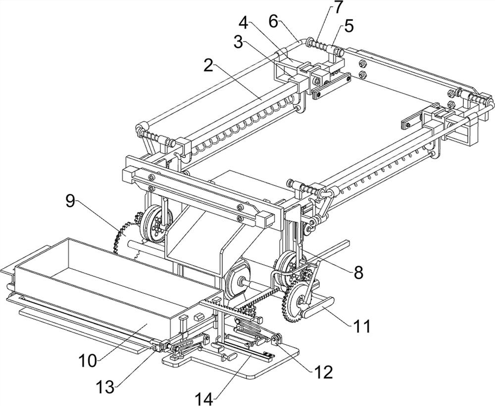 Taking-out and storing equipment for powder metallurgy finished products