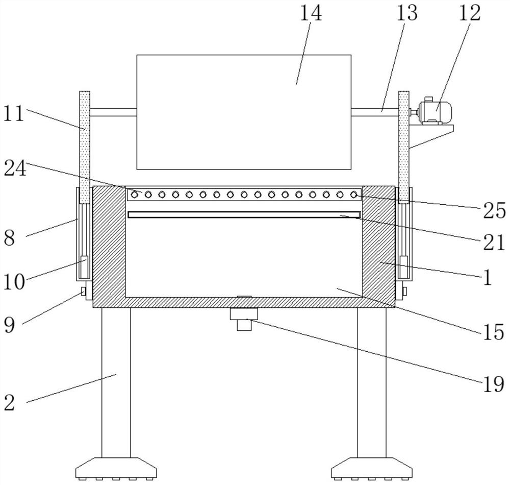 A digital printing machine pressing roller device for convenient adjustment of extrusion spacing