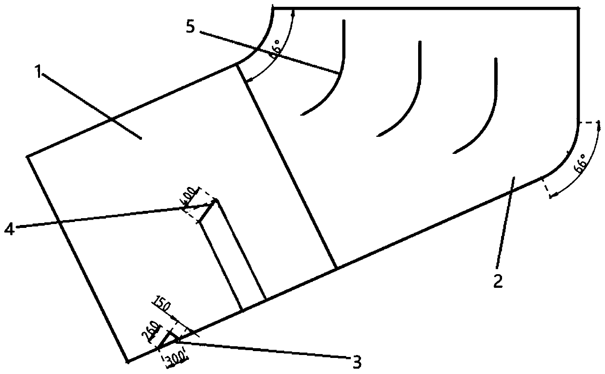 Boiler flue and denitrification system