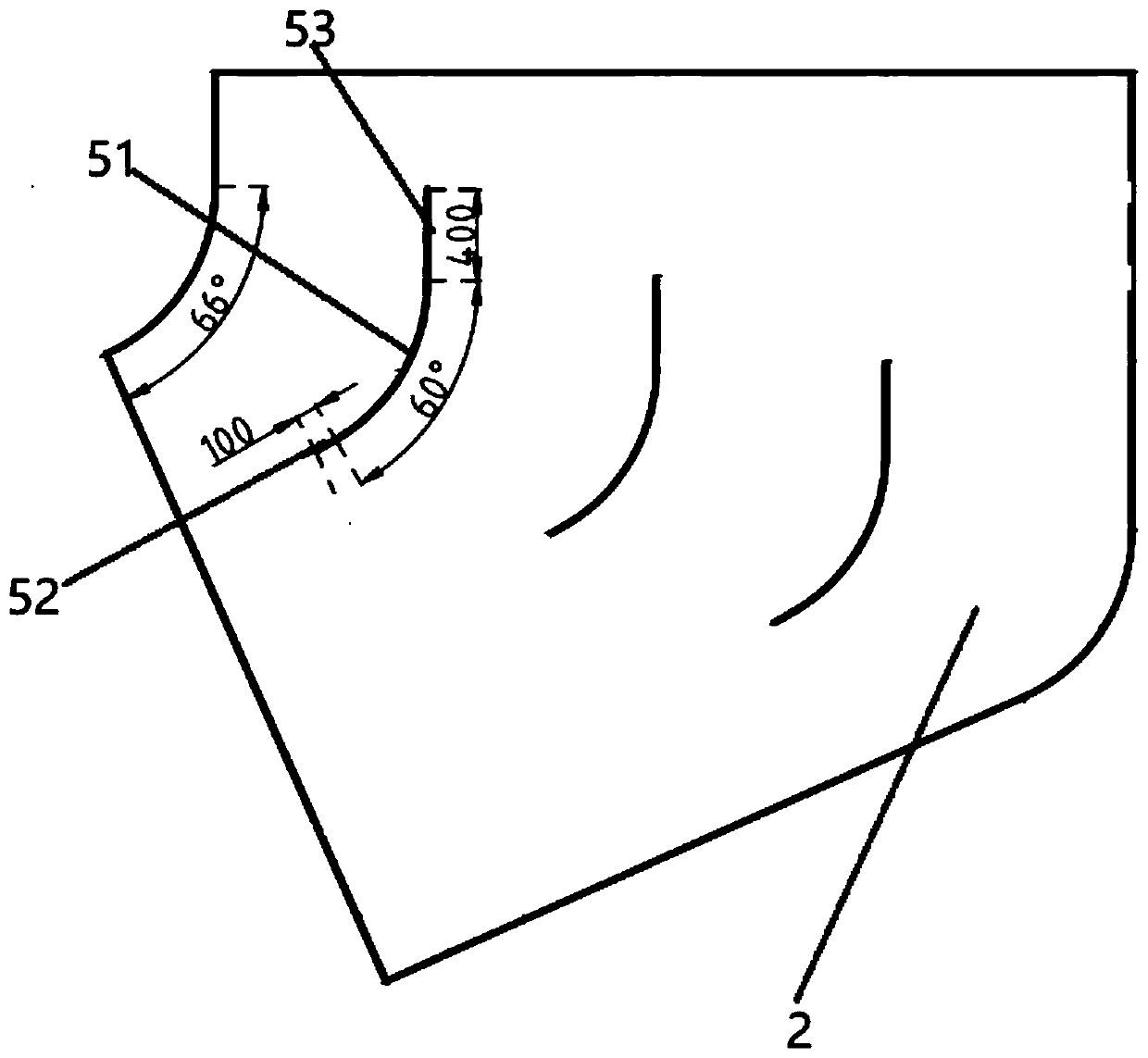 Boiler flue and denitrification system