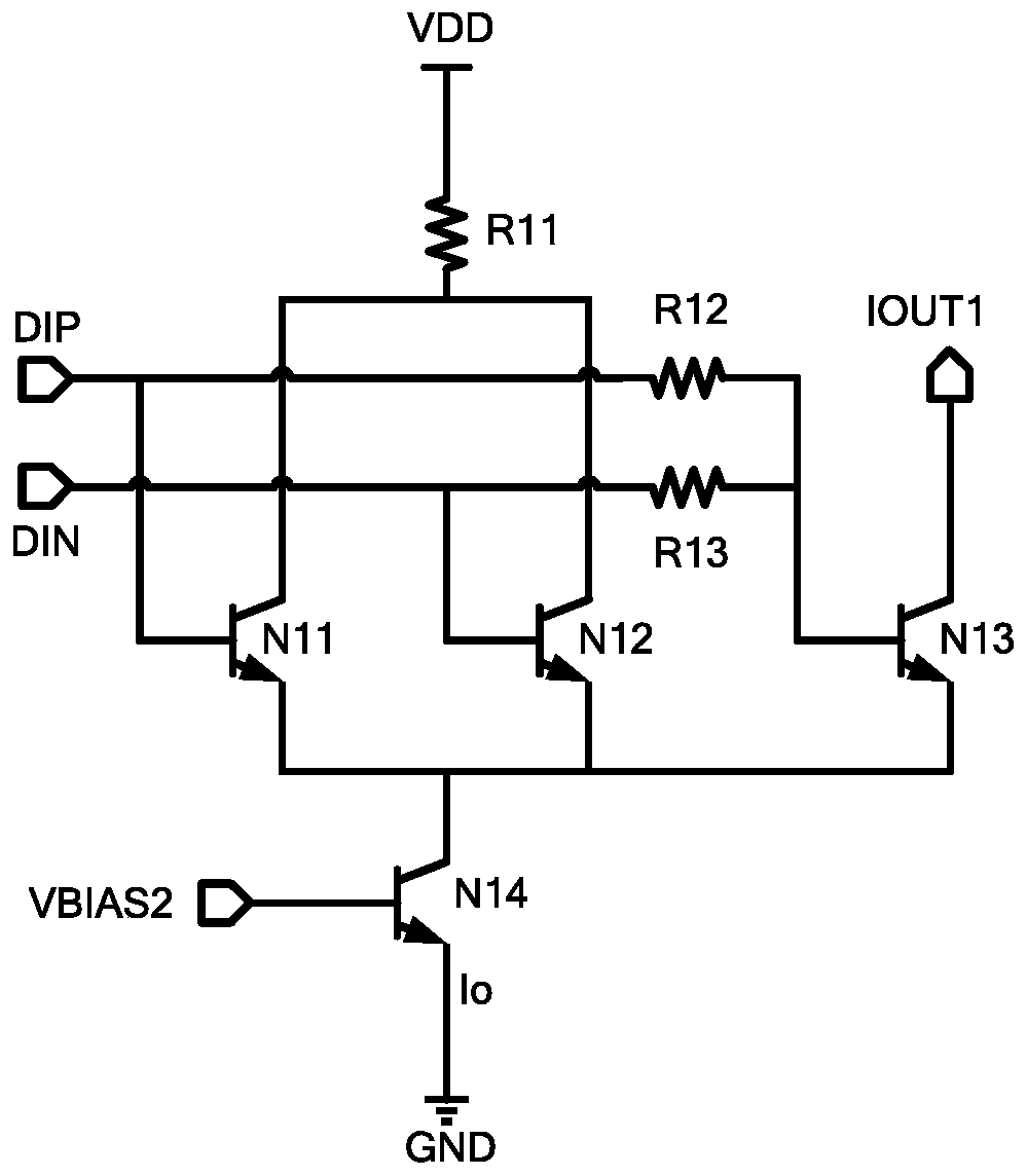 Broadband large dynamic range logarithmic detector