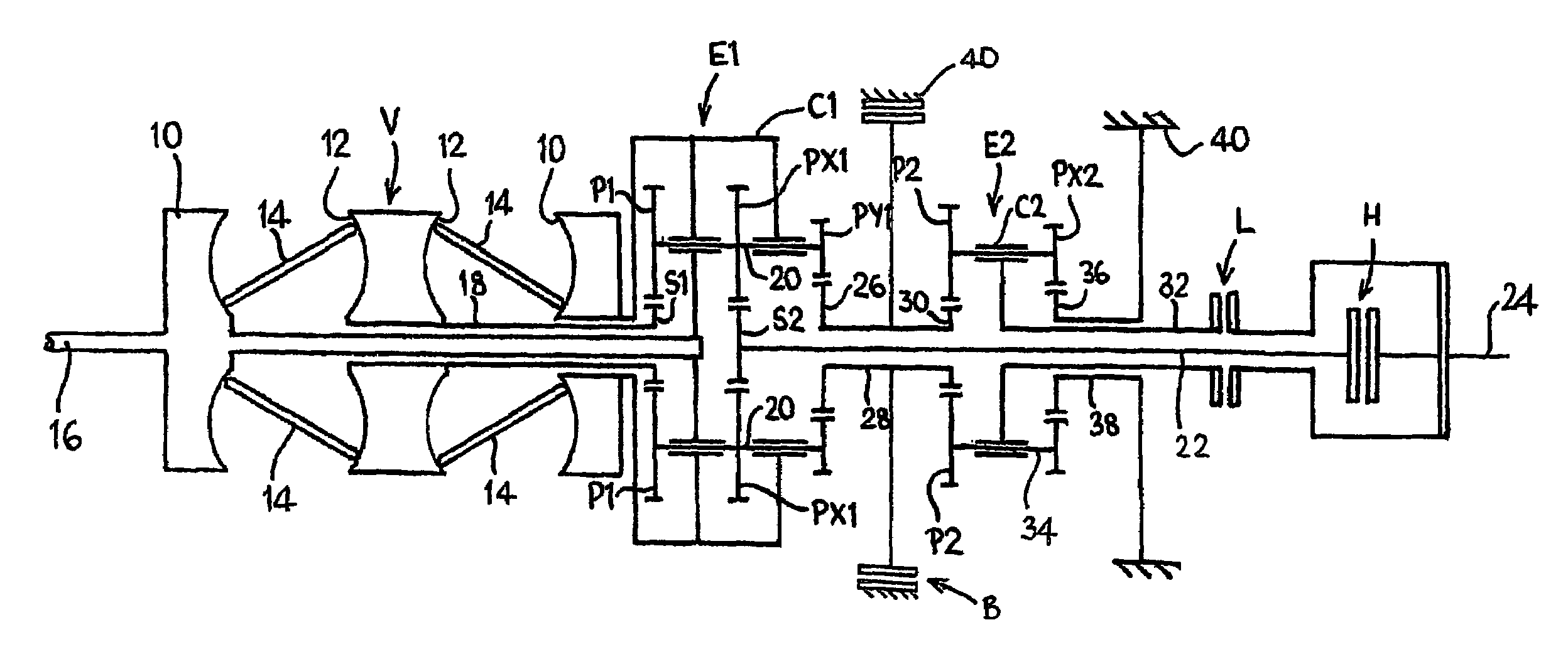 Continuously variable ratio transmission system