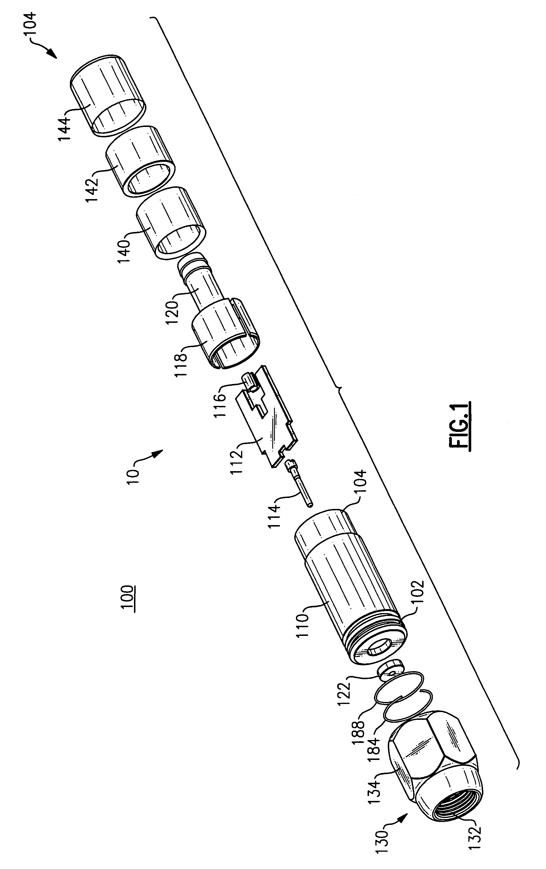 Integrated filter connector