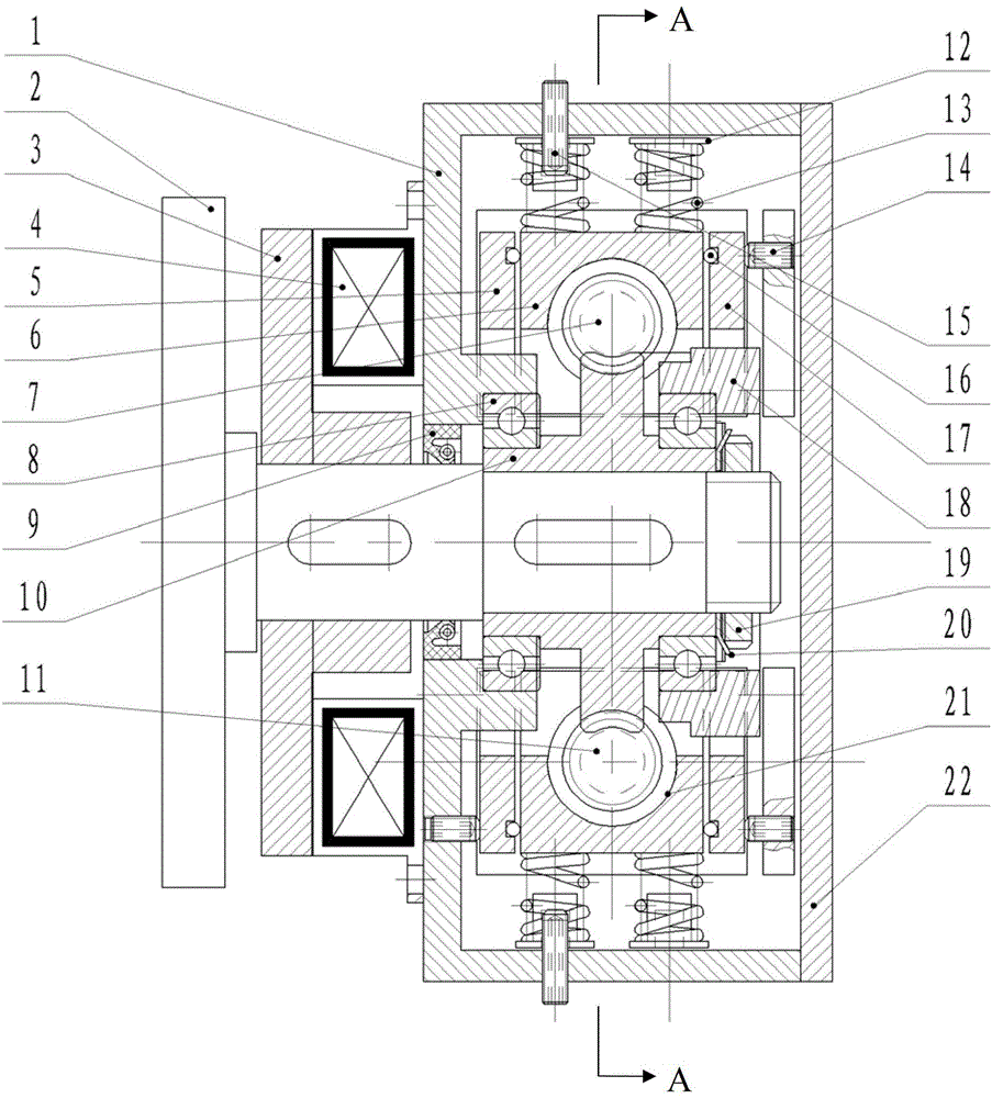 Automatic clearance-removing double-worm speed reducer