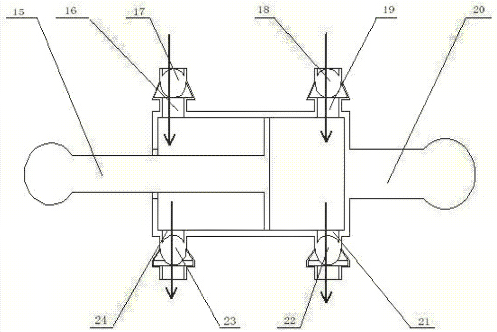 Multi-dimensional and parallel-swing sea wave power generation device