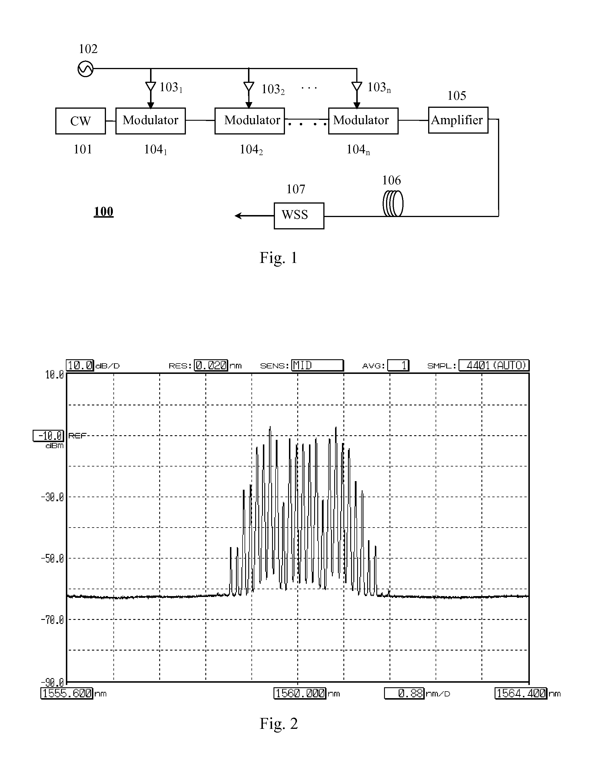 System and method for genrating an optical comb