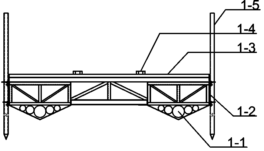 Mounting method of water taking siphonage pipelines of inland lakes