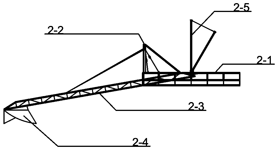 Mounting method of water taking siphonage pipelines of inland lakes