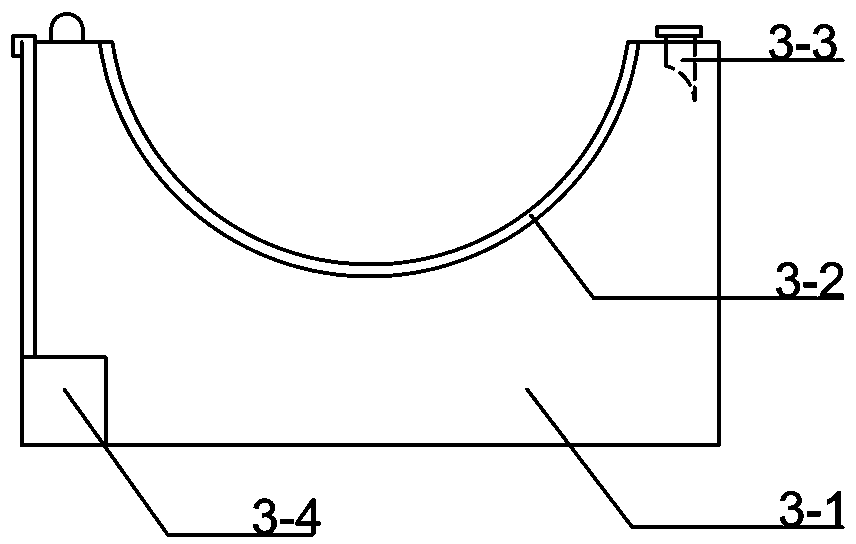 Mounting method of water taking siphonage pipelines of inland lakes