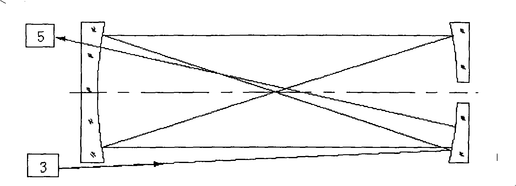 Fire field multi- parameter optical maser wavelength modulated spectrum detector method and apparatus